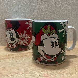 Disney Mickey and Minnie Mouse Jumbo Mugs